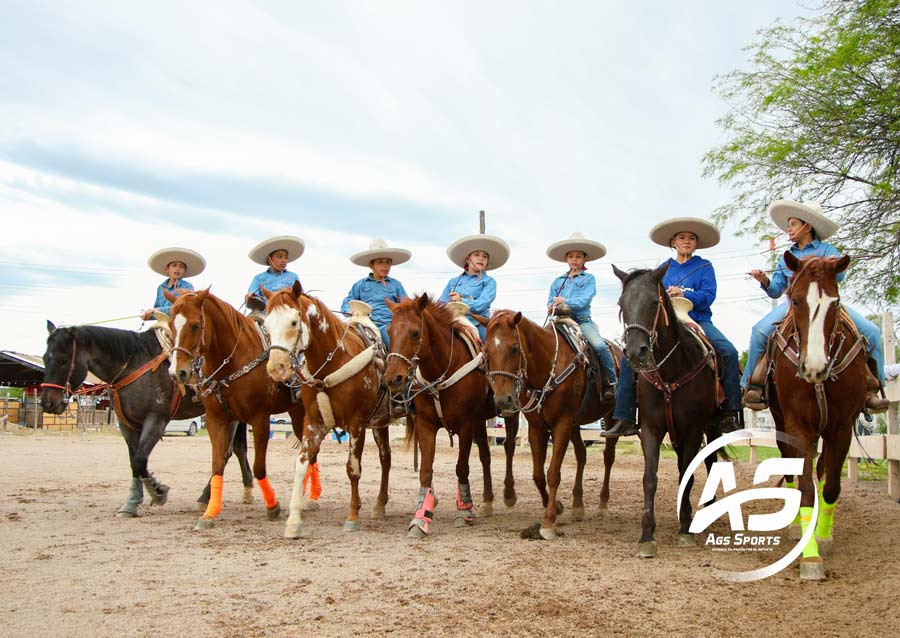 Escaramuza Charra La  Providencia en busca triunfar en Aguascalientes en la categoría Infantil A.