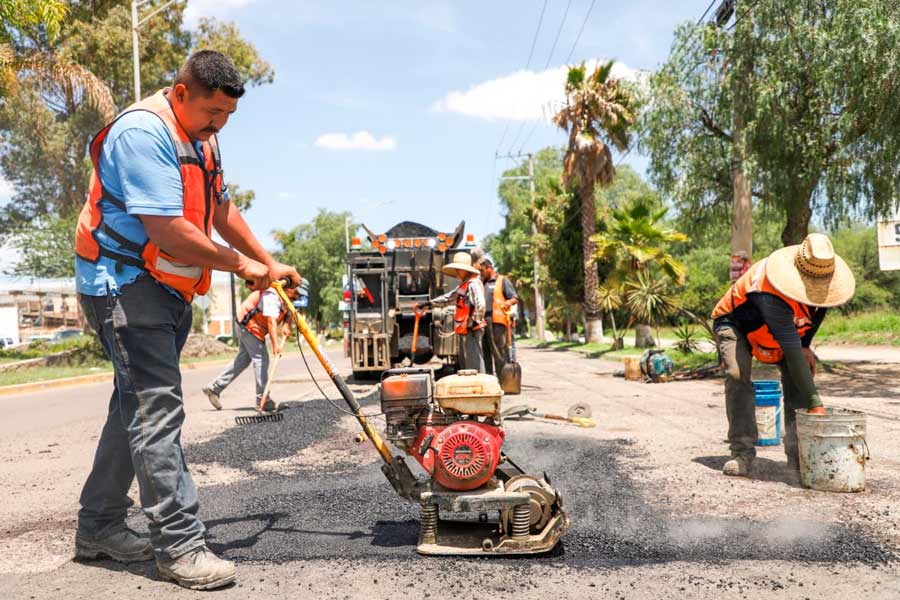 Jesús María no baja la guardia en el mantenimiento de vialidades