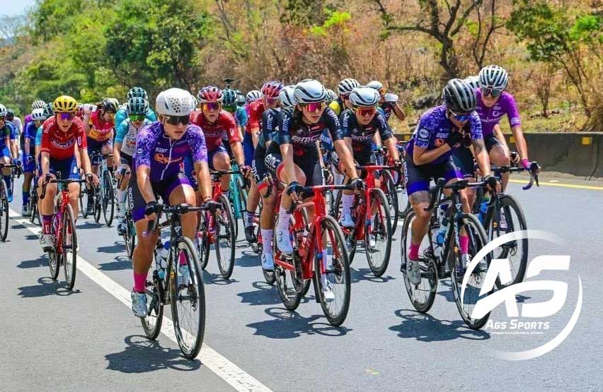 Marcela Prieto se quedó a poco menos de cuatro segundos de subir al podio en la Vuelta Ciclista a El Salvador 2024