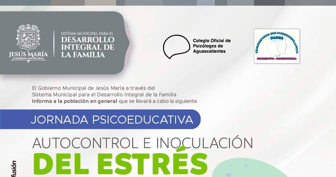 Se llevará a cabo jornada anti estrés en Jesús María, a través del Sistema Municipal para el Desarrollo Integral de la Familia (DIF),