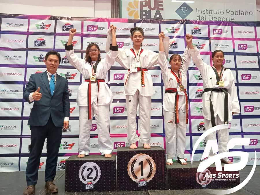 Taekwondoínes de Aguascalientes, clasifican al Campeonato Mundial ISF Gymnasiade Escolar Juvenil 2024