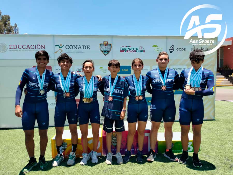 Aguascalientes suma 15 medallas en el patinaje de velocidad de los Juegos Nacionales CONADE 2024