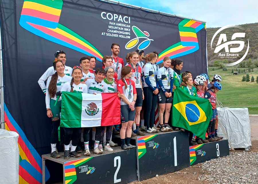 Esteban Herrera y Marlen Esparza sumaron sus primeros 50 puntos en el Panamericano de MTB.