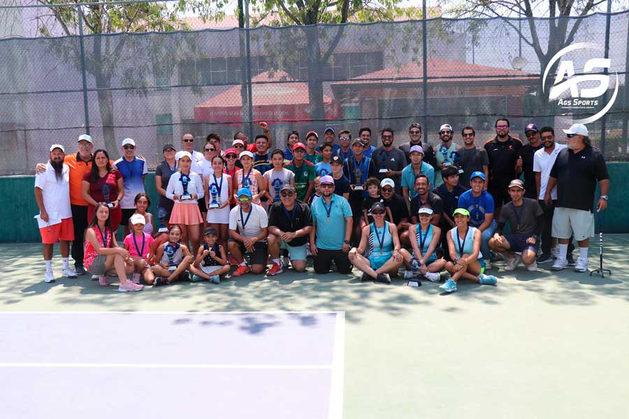 Premian a los campeones de la 1er etapa de tenis de la Copa Aguascalientes 2024