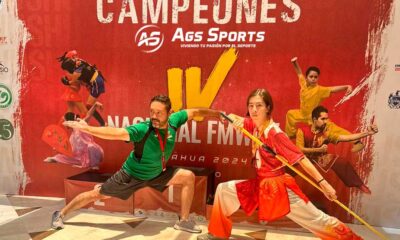 Aguascalientes triunfa en el campeonato nacional de wushu 2024