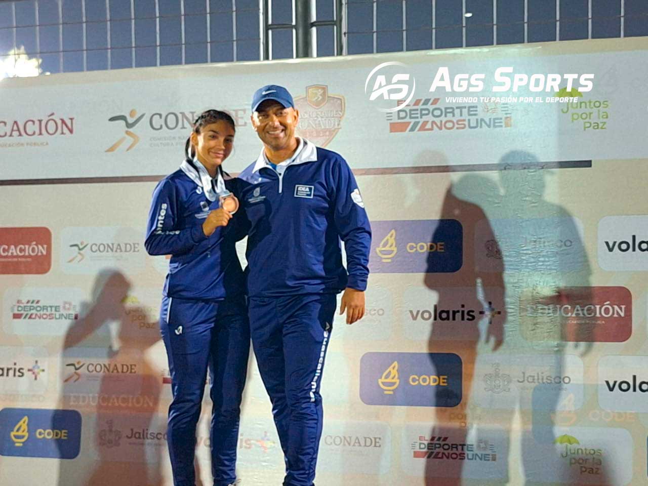 Bronce para Aguascalientes en el atletismo de los Juegos Nacionales CONADE 2024