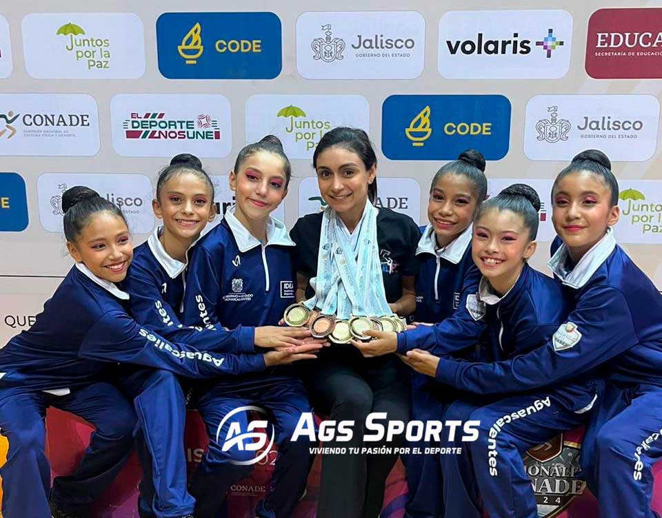 Oro y bronce para el conjunto infantil de gimnasia en los Juegos CONADE 2024