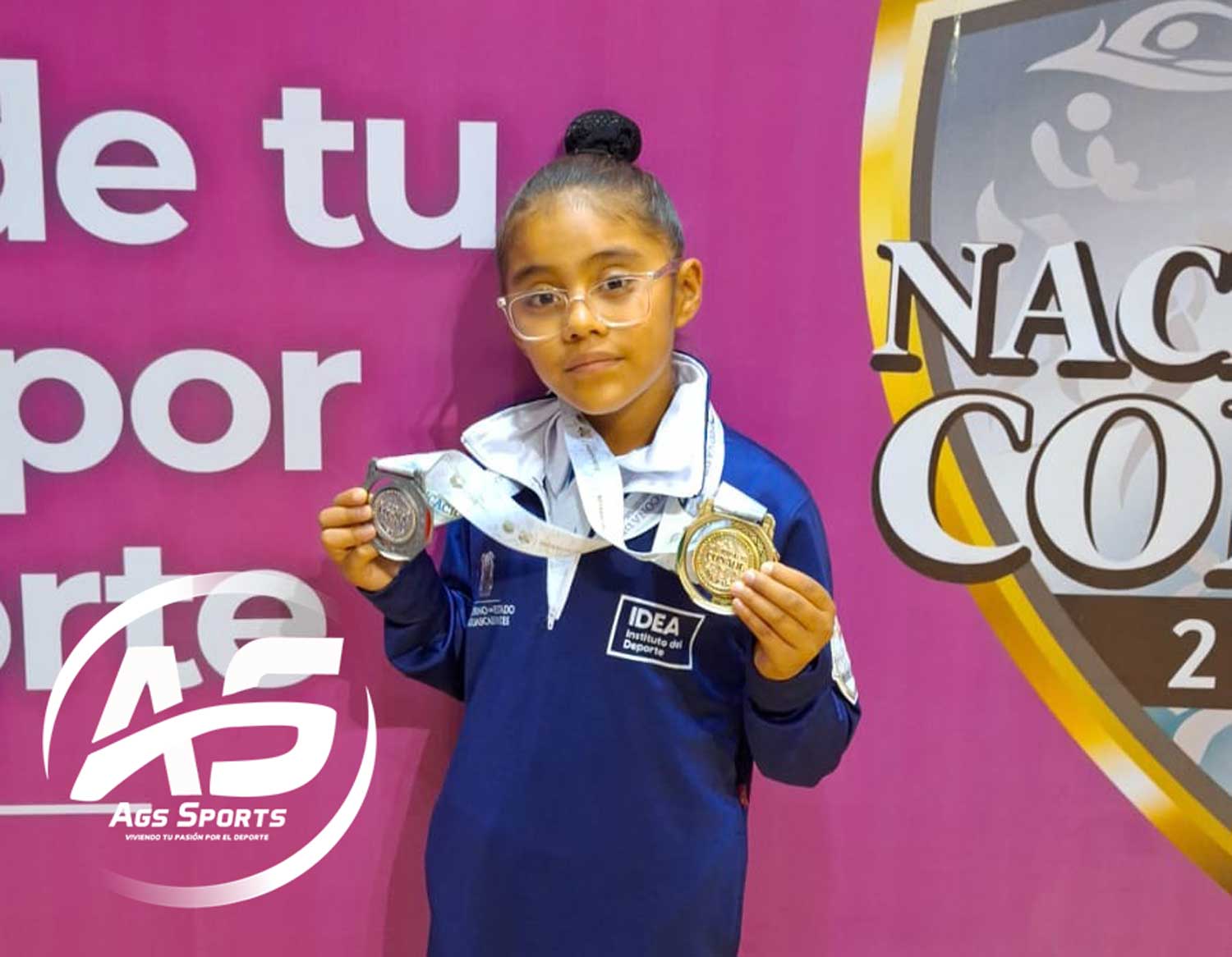 Plata para Aguascalientes en la Gimnasia de Trampolín de los Juegos CONADE 2024