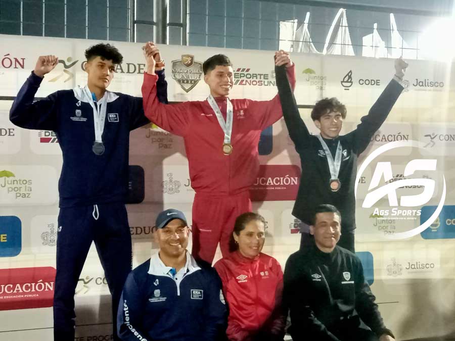 Plata y bronce para Aguascalientes en el atletismo de los Juegos Nacionales CONADE 2024