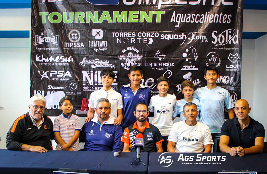 Aguascalientes sede del Tournament y PSA de Squash 2024