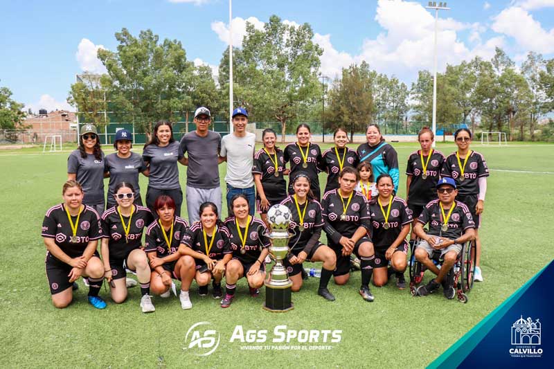 Bucaneras derrotó a Pollas en la Liga Municipal de Futbol Femenil del Municipio de Calvillo