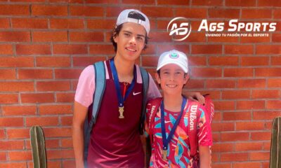 Tenistas juveniles ganaron en dobles en la 2da etapa de la Copa Aguascalientes 2024.