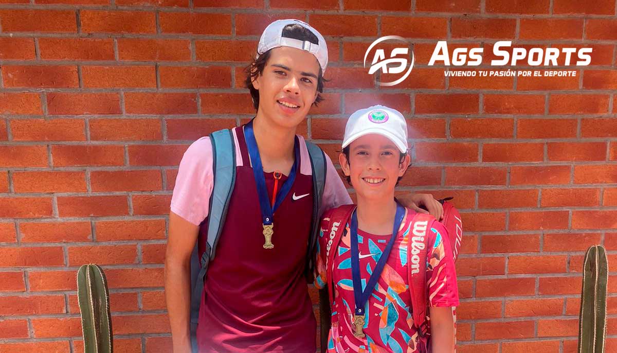 Tenistas juveniles ganaron en dobles en la 2da etapa de la Copa Aguascalientes 2024.