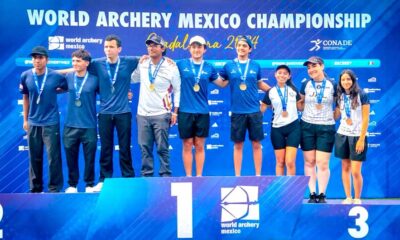 Aguascalientes se colgó dos platas en los primeros días de competencia del World Archery Mexico Championship.