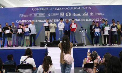 Concluye el Torneo Nacional e Internacional de Ajedrez 2024 en Aguascalientes