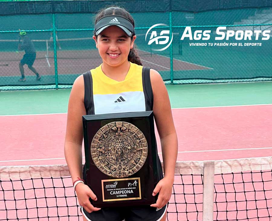 Doble título de campeón para Aguascalientes en el Nacional U-14 de tenis de la FMT