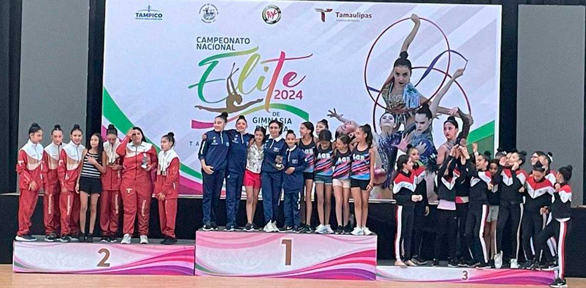 Gimnastas de la escuela del IDEA Brillan en el Nacional Élite 2024