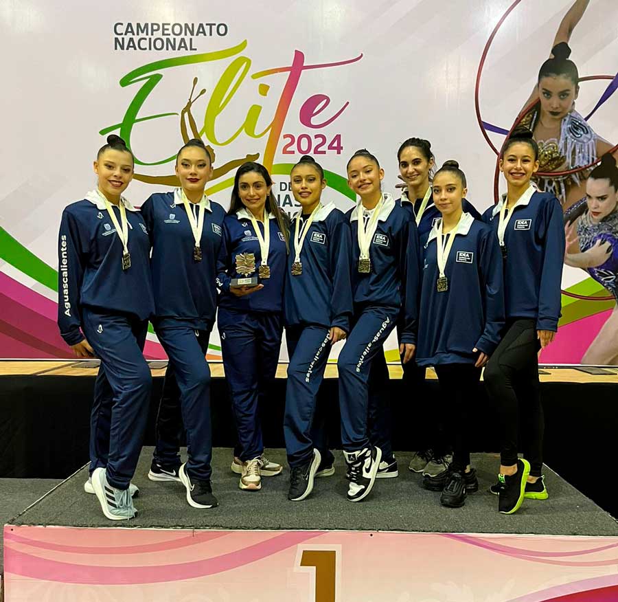 Kalinka es campeón Nacional Élite de Gimnasia Rítmica 2024