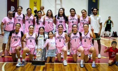 Liberty campeón de Intermedia Femenil en la Liga Dominical de basquetbol