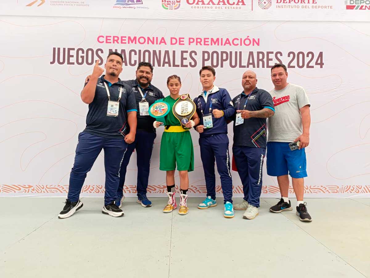 Oro y bronce para Aguascalientes en el boxeo de los Juegos Populares 2024