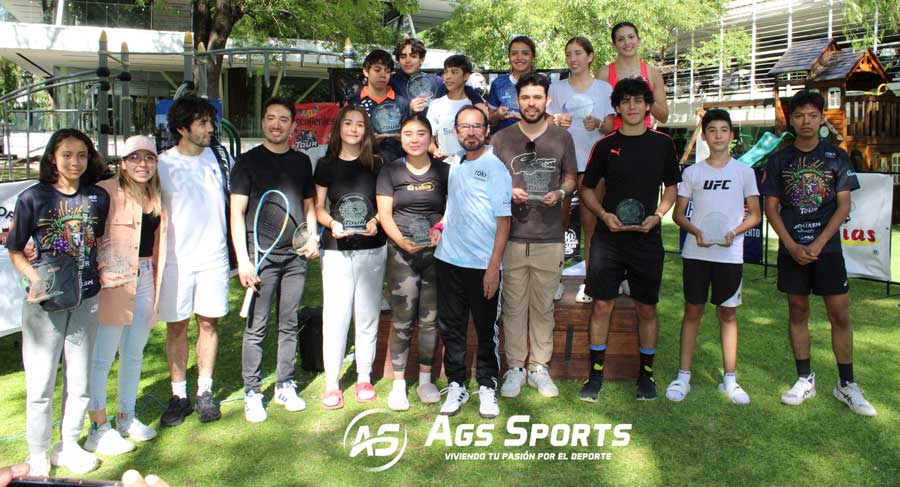 Premian a los ganadores de la 5ta etapa del Tournament y PSA de squash en Aguascalientes