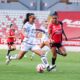 Victoria Rojinegra ante Centellas del Necaxa Femenil en Aguascalientes