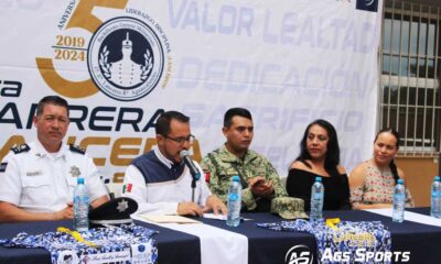 Presenta la Carrera Lanceros 2024 en Aguascalientes.