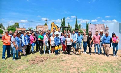 Inicia la construcción de Parque con cancha de futbol en la Rinconada, Jesús María