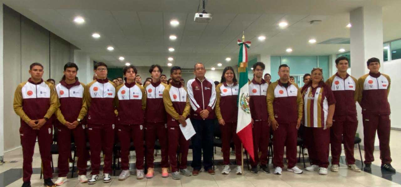 Abanderan a atletas del ITA que participaran en el LXVI Evento Nacional Deportivo TecNM