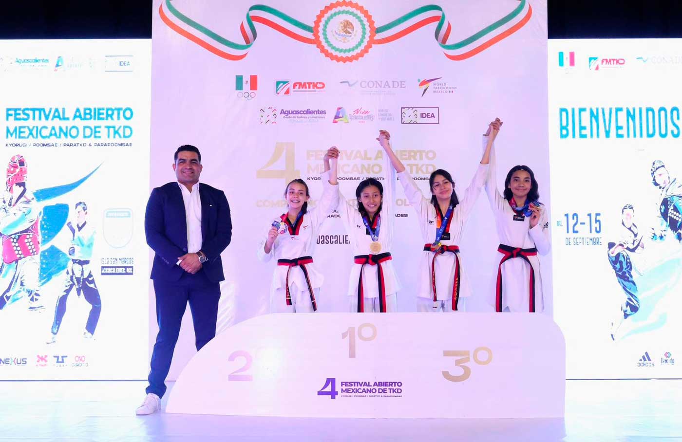 Bronce para Aguascalientes en el 4to Festival Mexicano de Taekwondo