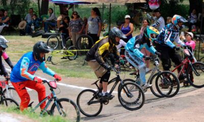 Cerrada competencia se vive en el Torneo Municipal 2024 BMX Race