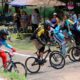 Cerrada competencia se vive en el Torneo Municipal 2024 BMX Race