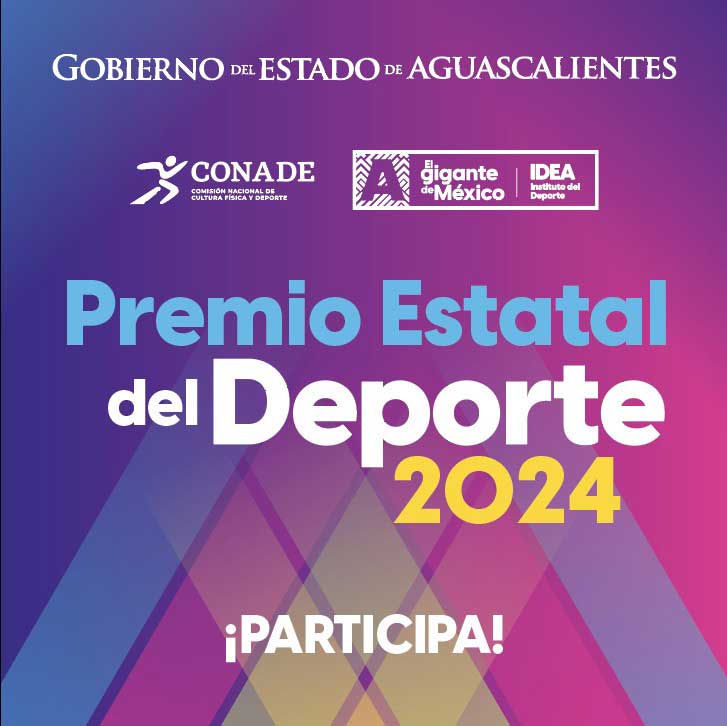 Dan a conocer la convocatoria del Premio Estatal del Deporte Aguascalientes 2024