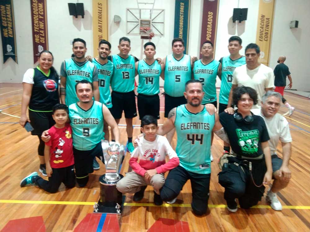 Elefantes nuevo campeón Élite del basquetbol Dominical en Aguascalientes.