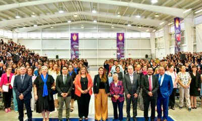 Encabeza Tere Jiménez la celebración del 146 aniversario de la Escuela Normal de Aguascalientes