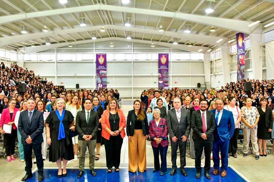 Encabeza Tere Jiménez la celebración del 146 aniversario de la Escuela Normal de Aguascalientes