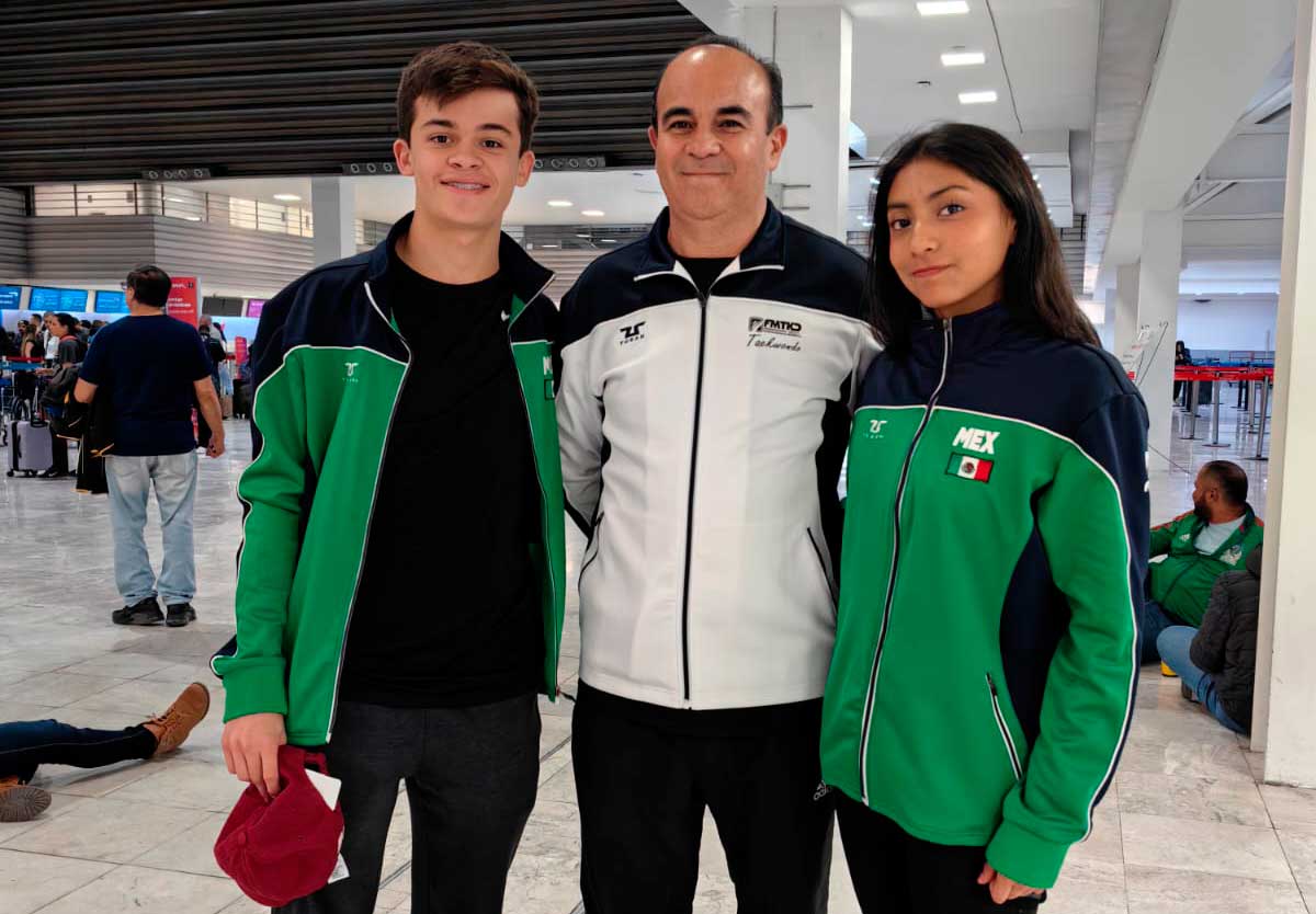 Hidrocalidos en busca del oro en el Panam Series de Taekwondo.