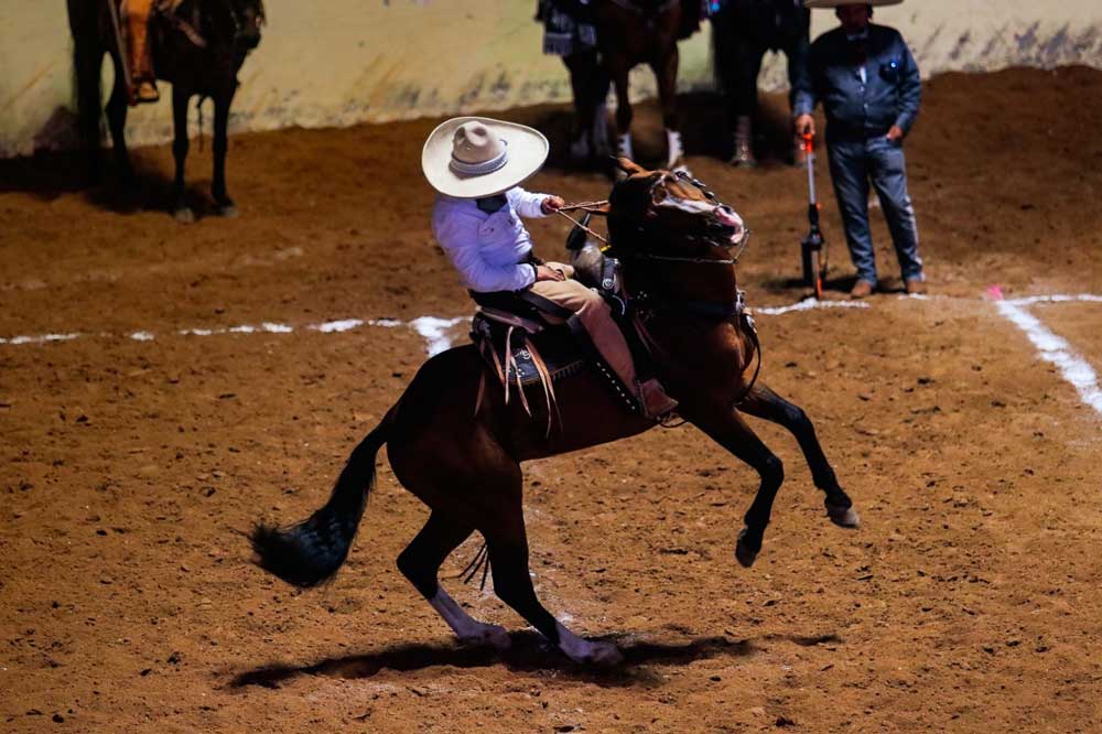 Los aguascalentenses la Trilla se ubicó en zona de finales en el Nacional Charro Mayor 2024