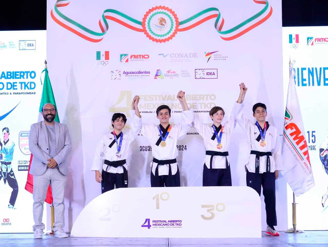 Oro para Aguascalientes en el arranque del Festival Mexicano de Taekwondo G-10