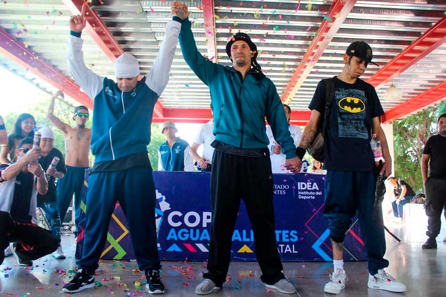 Premian a los ganadores del breaking dance de la 2da Copa Aguascalientes 2024