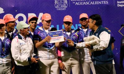 Premian a los ganadores del softbol y beisbol de la 2da Copa Aguascalientes.