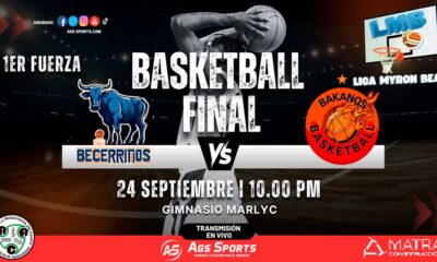 Se juega la final de Primera Fuerza de la Liga Myron Bean de Basquetbol en Aguascalientes.