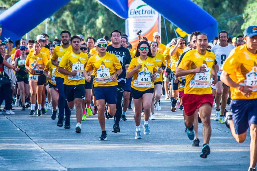 Se lleva a cabo la 3er carrera atlética “Pro Salud Mental” en Aguascalientes