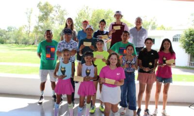 Tenistas del Club Pulgas Pandas, destacan en el torneo Independencia 2024.