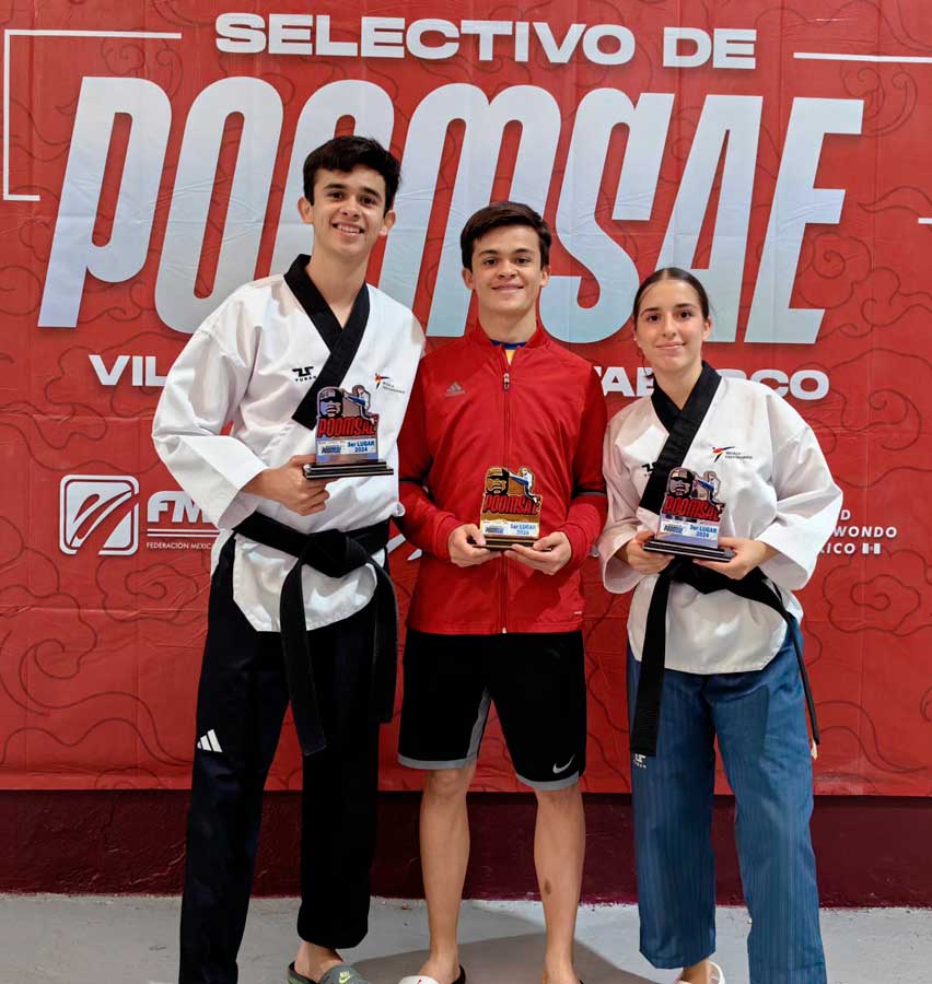 3 taekwondoínes hidrocálidos estarán en selección nacional