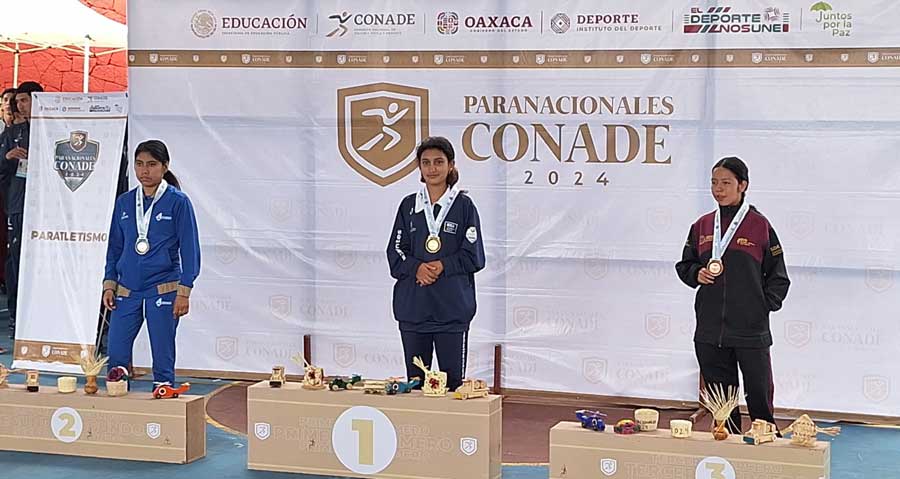 Aguascalientes continúa sumando medallas en los paranacionales CONADE 2024.