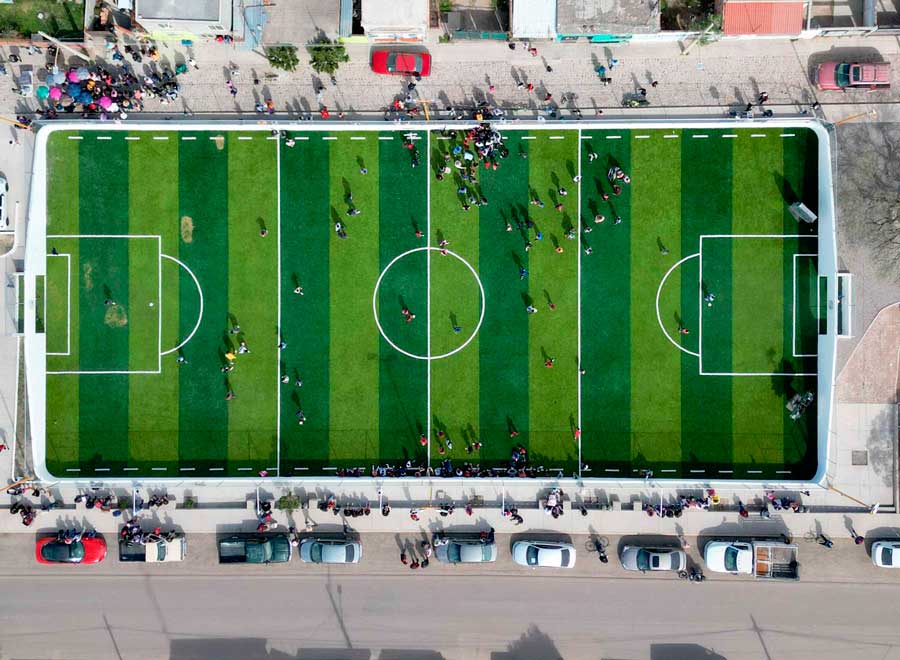 Construyó Leo Montañez 8 nuevos parques y 8 modernas canchas para más juego y deporte