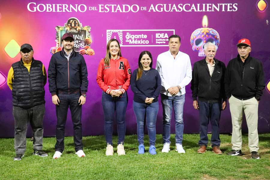 Inauguran el Festival de Beisbol de las Calaveras en Aguascalientes