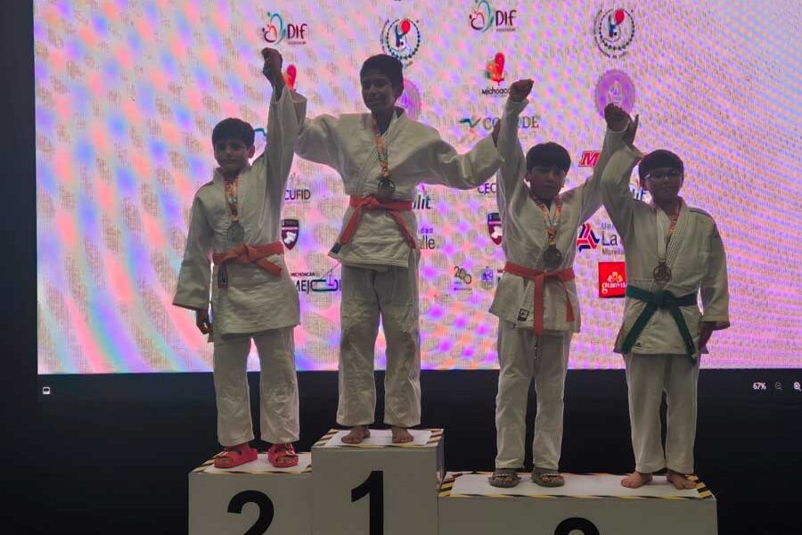 Regresan judokas de Aguascalientes cargados de medallas del nacional “Prof Daniel F Hernández”