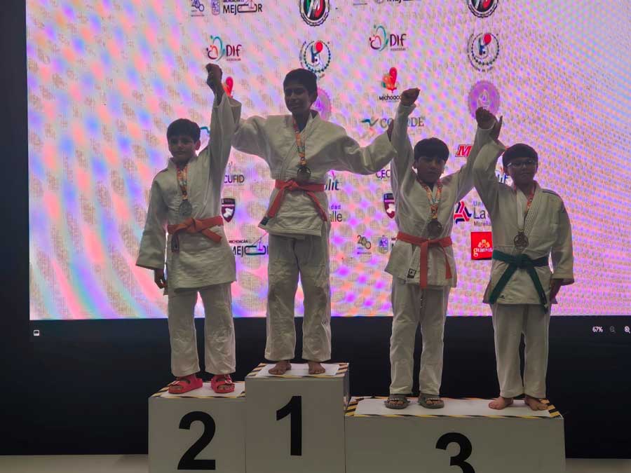 Regresan judokas de Aguascalientes cargados de medallas del nacional “Prof Daniel F Hernández”